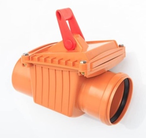 160mm Backwater Valve Single Flap - Capricorn