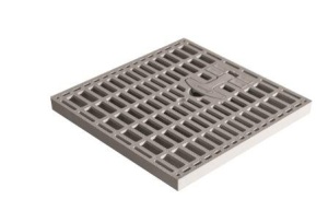 300mm x 300mm Catch Basin Grating with Integral Handle