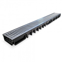 4All Shallow Channel x 1m Galvanised Grating