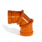 110mm 0-90 Double Socket Adjustable Bend